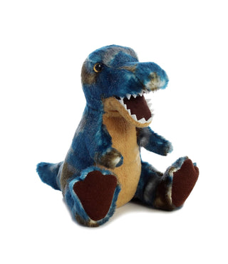 Aurora World T-Rex Plush Dinosaur, Blue, Small