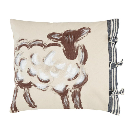 Mud Pie Pillow, 17.83 x 20.47 inches, Sheep