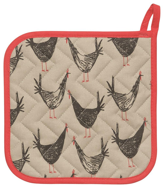 DANICA NOW DESIGNS Chicken Scratch Pot Holder, 1 EA