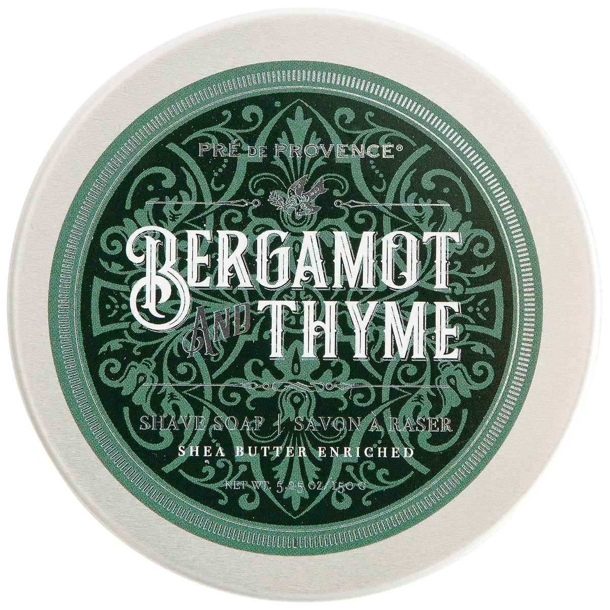Pre de Provence Skin Cleaning Agent, 5.3 Fl Oz (Pack of 1), Bergamont & Thyme