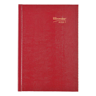 Rediform Planner, 8.25" x 5.75", Bright Red