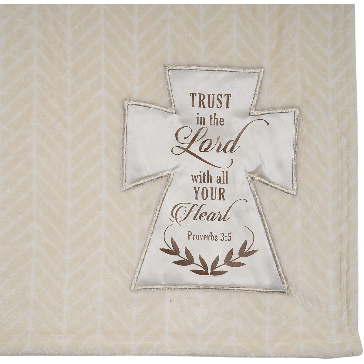 Pavilion Gift Company Blanket, 50 x 60", Cream