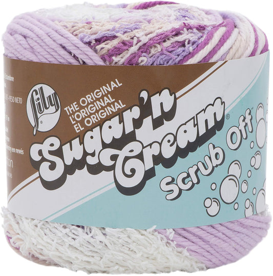 Spinrite Yarns (CA) Lily Yarn Sugar & Cream, Pretty Purple