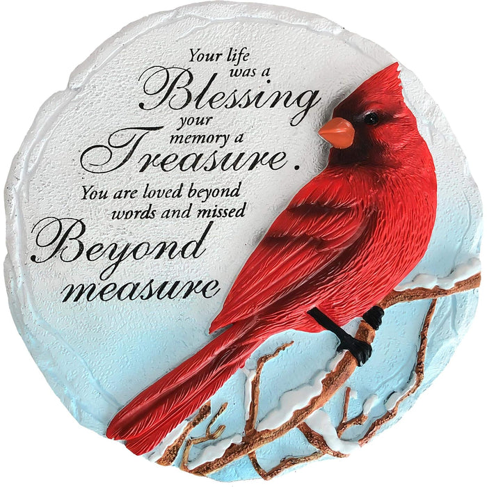 Spoontiques Wall Art, 9.6"L x 9.6"W, Cardinal Blessing