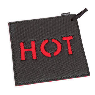 Creative Home Pot Holder, 8-5/8" L x 8-5/8" W x 1/8" H, Black