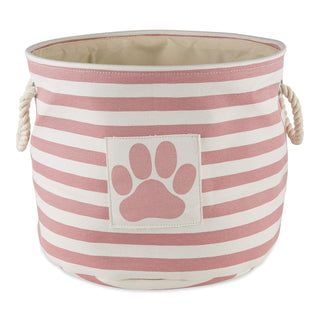 Bone Dry Basket, Small Round, Rose