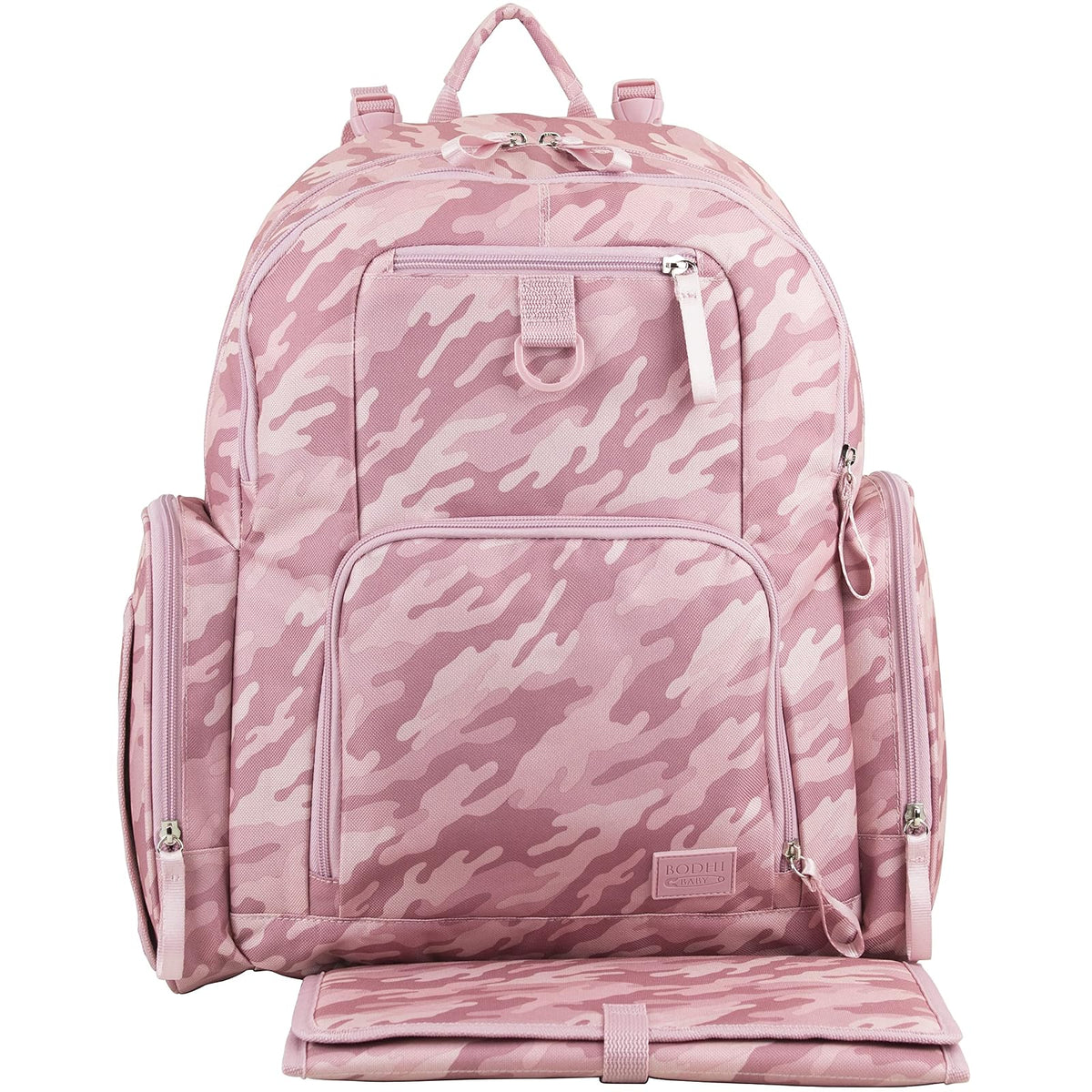BODHI Backpack, 17 x 13 x 6.25 Inches, Pink Camo