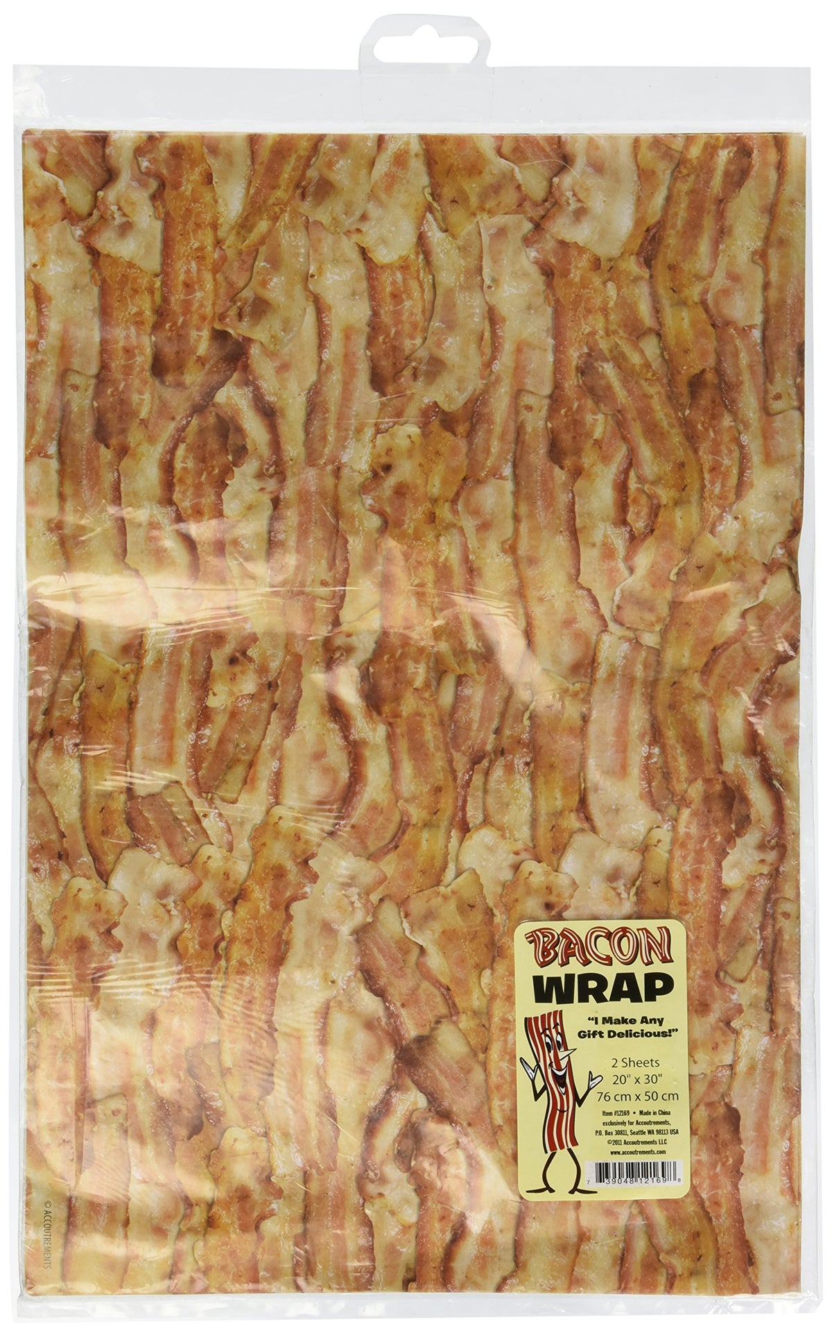 Accoutrements Gift Wrap, 20x30 Inch (Pack of 2), multi-color