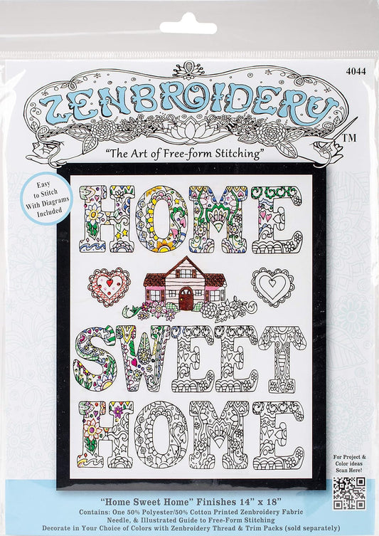 Design Works Crafts Tobin Sweet Home Zenbroidery Kit