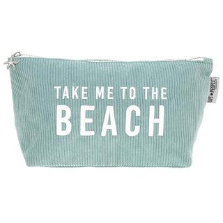Pavilion Gift Company Cosmetic Case, 12.25", Green, White