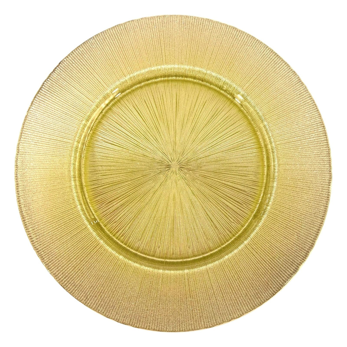 Red Pomegranate Dishware Plate, 13", GLITTER GOLD