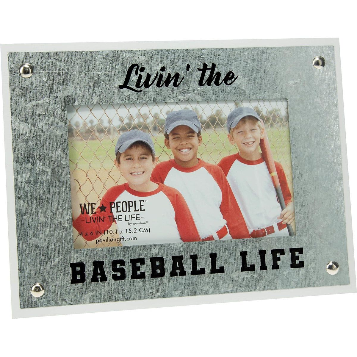 Pavilion Gift Company Picture Frame, 8.5" x 6.5, Silver