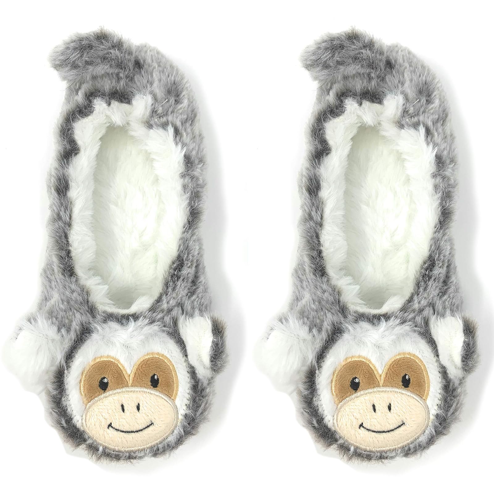 Oooh Yeah Socks Women‚Äôs Slippers, Comfy Fleece Memory Foam Funny Animal Slippers, Fuzzy Plush Lining Slip-on House Shoes