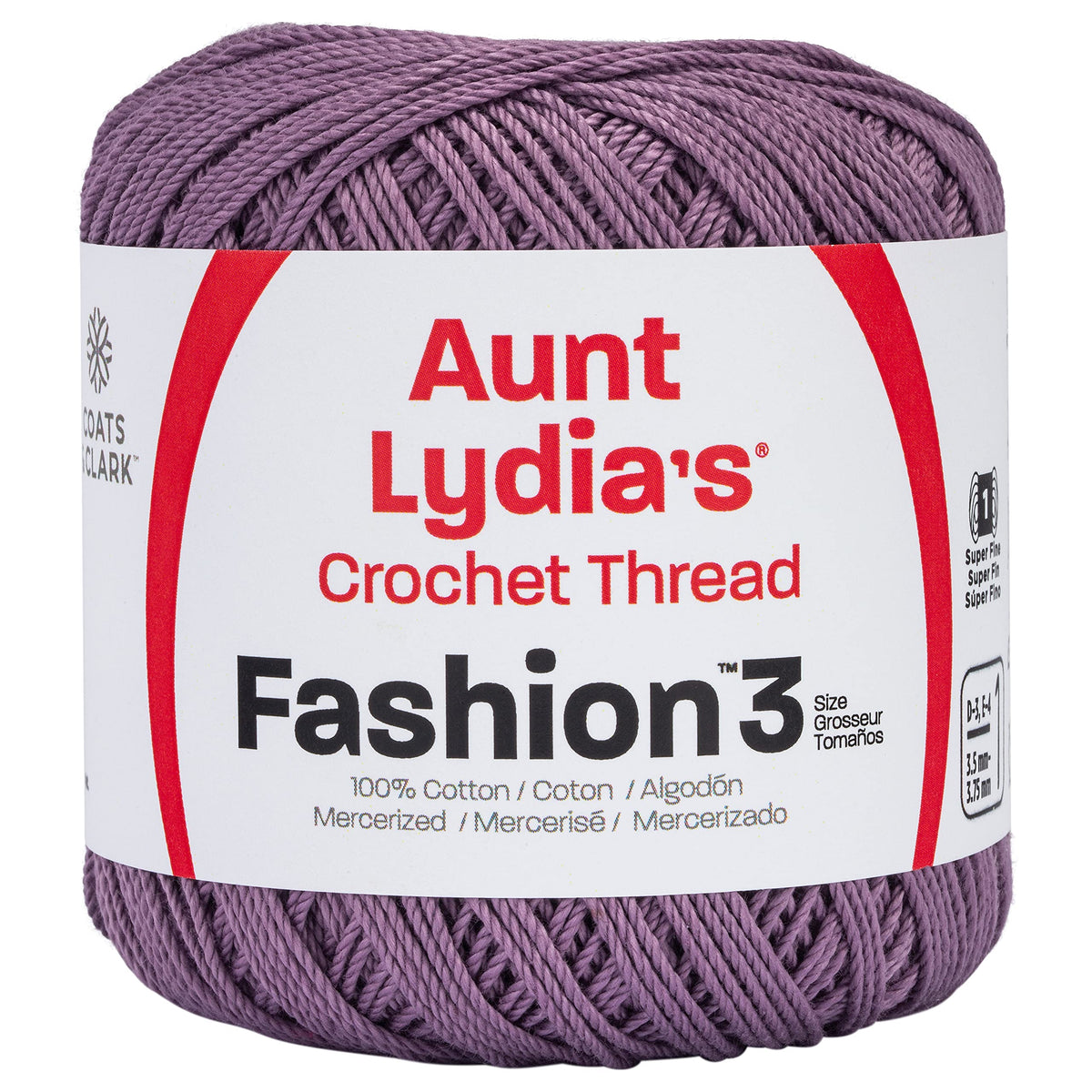 Red Heart Yarn, Size 3, Plum