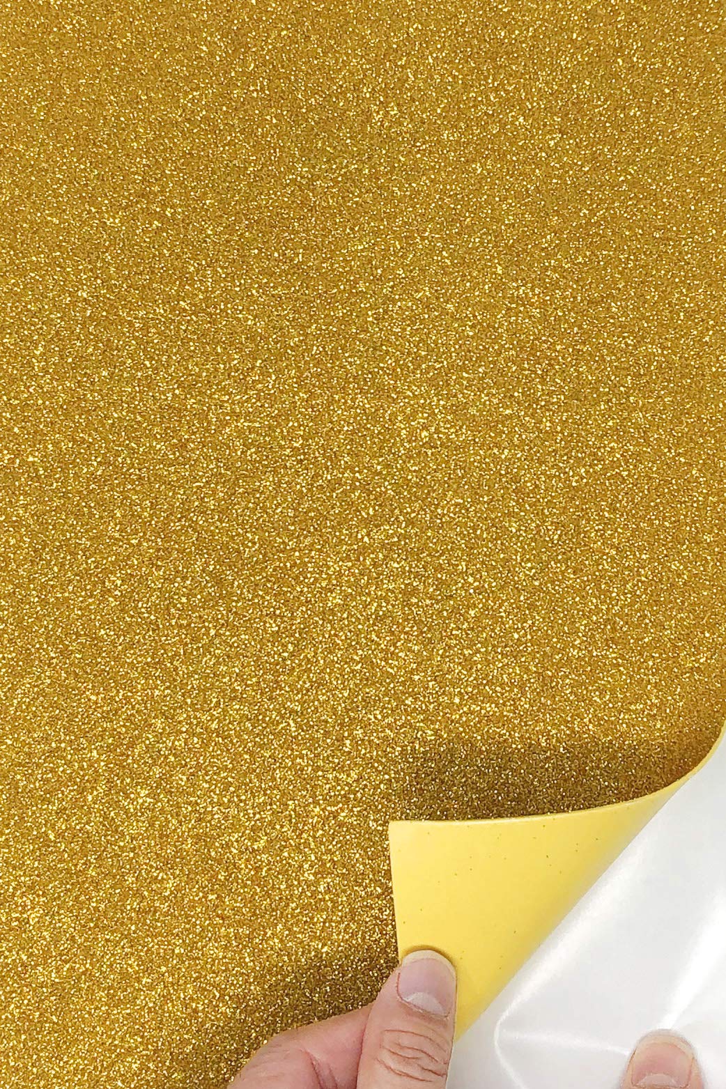 allgala Glitter, 8x12-Adhesive, Gold