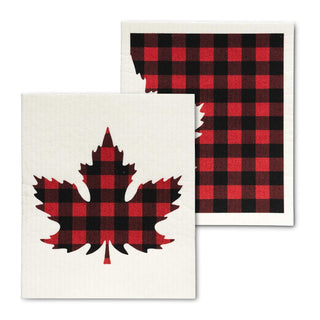 Abbott Collection Towel, 6.5x8 inches L, Red/Black