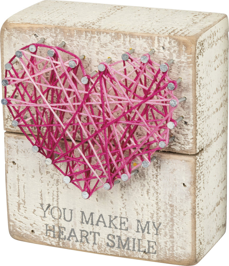 Primitives By Kathy, String Art - My Heart