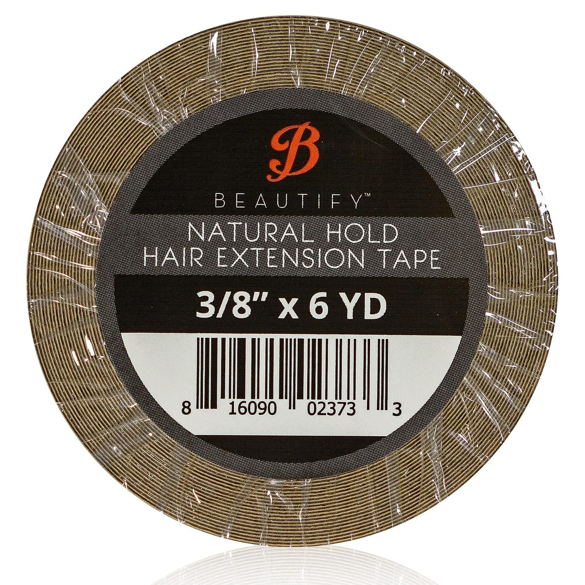 Walker Tape Hair Extension, 3/8" x 6 Y, Clear,Brown