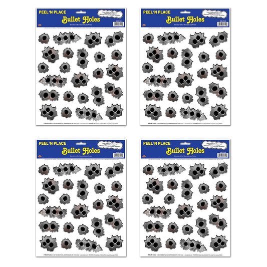 Beistle Sticker Decal, 12" x 15", Gray/Black