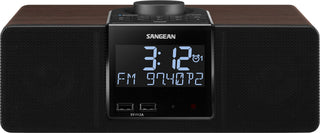 Sangean Clock, Small, Walnut