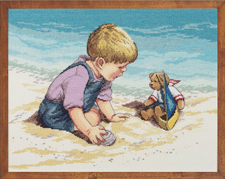DESIGN WORKS Seashore Fun Counted Cross Stitch Kit