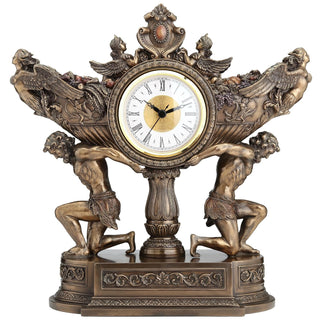 UNICORN STUDIO Clock, Small, Bronze