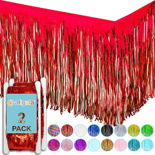 allgala Tablecloth, 29x108 inches, Red