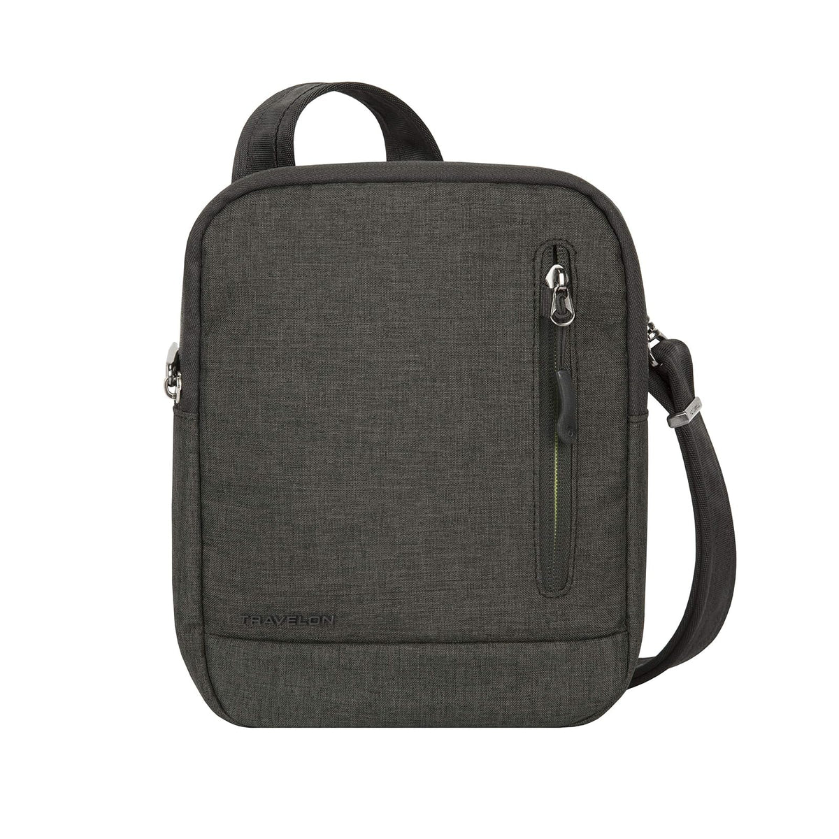 Travelon Handbag, 7.5" x 9.25" x 2", Slate