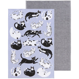 Danica Jubilee Towel, W18 x L28in, Meow & Furever