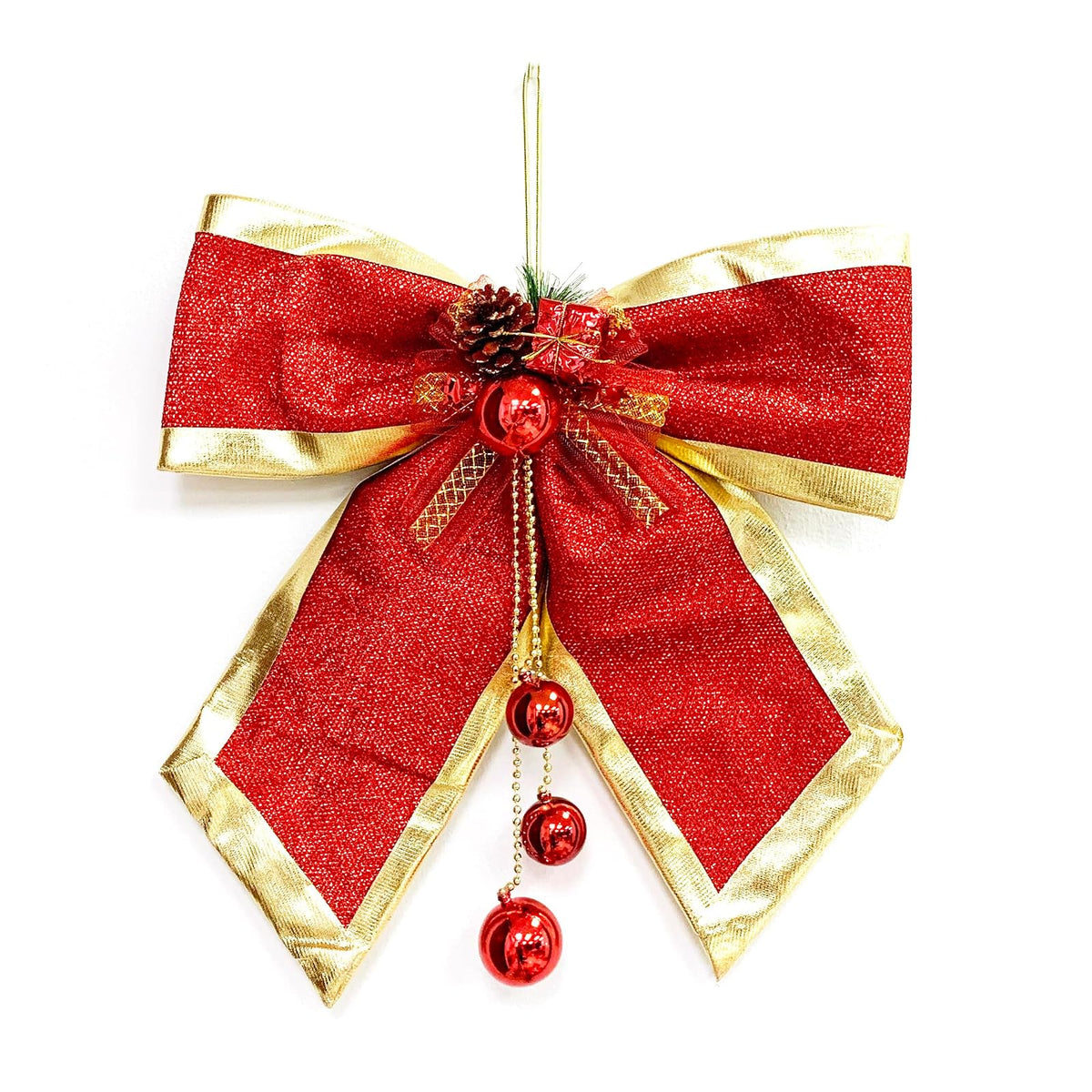 allgala Tree Topper, 18" Jumbo, Bright Red
