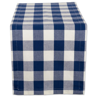 DII Table Runner, 72" x 14" (Runner), Navy & Cream