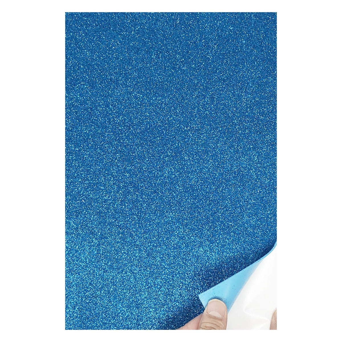 allgala Glitter, 8x12-Adhesive, Blue