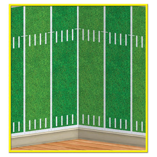Beistle Backdrop, 4' x 30', Green/White