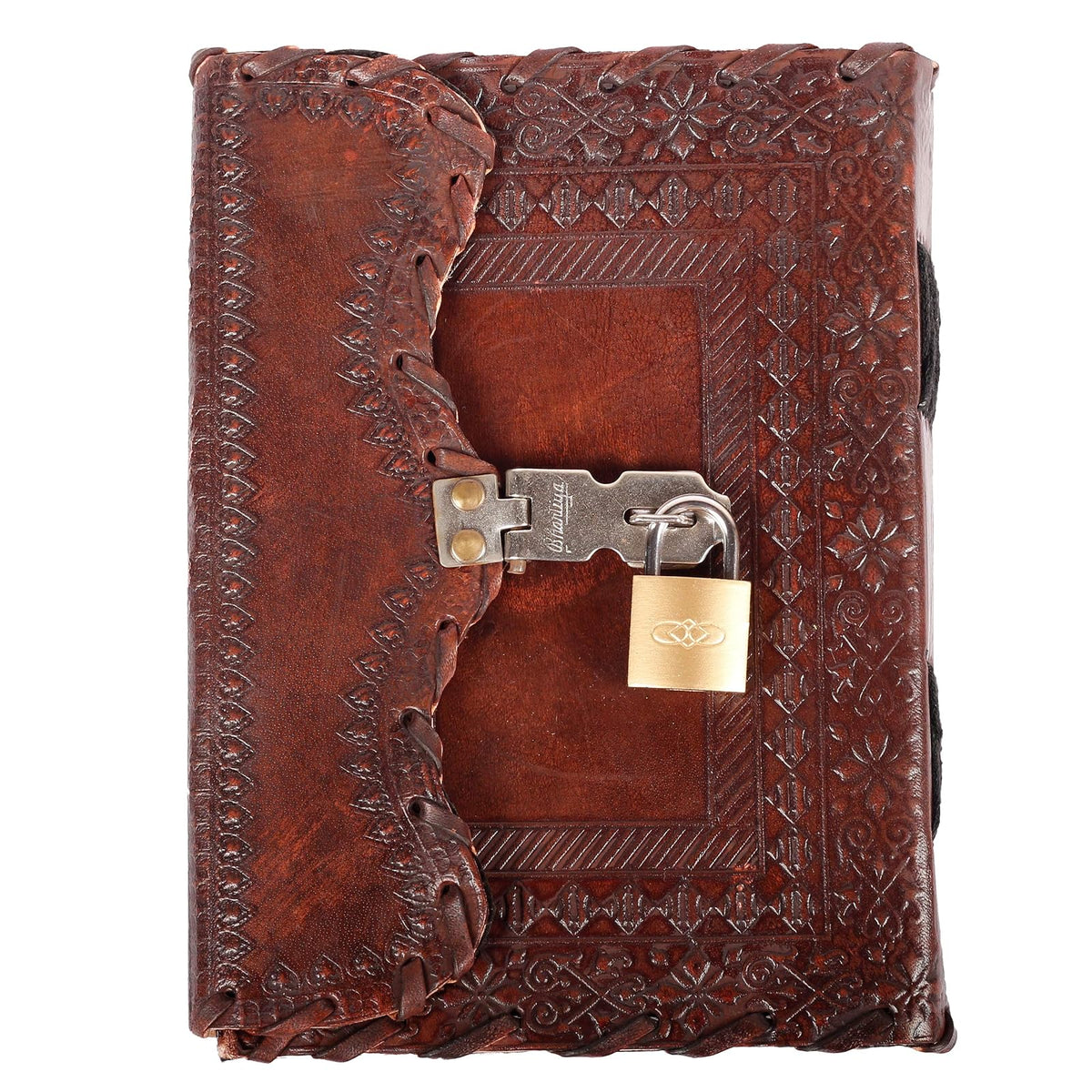 TUZECH Blank Book, 7 x 5 Inches, Brown
