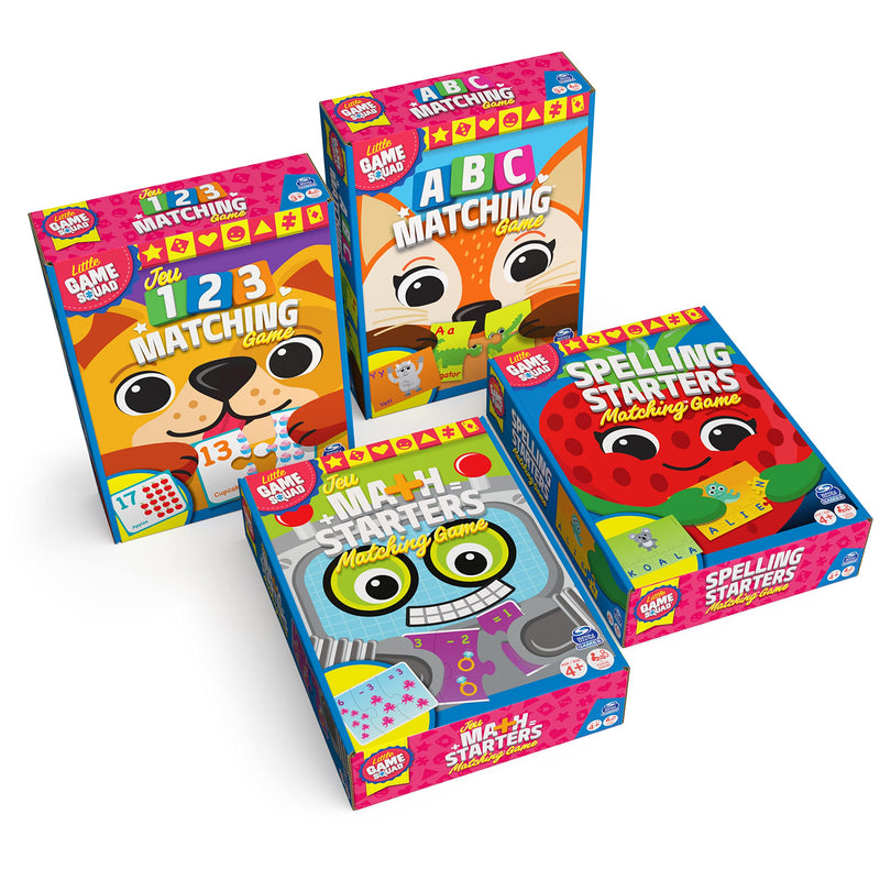 Match and Learn Puzzle Game Bundle for Learning Basic Education Skills, for Families and Kids Ages 3 and up