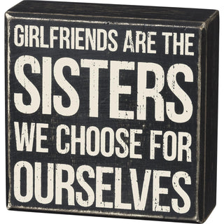 Primitives by Kathy Decorative Signage, Small, Black