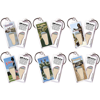 FootWhere Keychain, Small, Clear