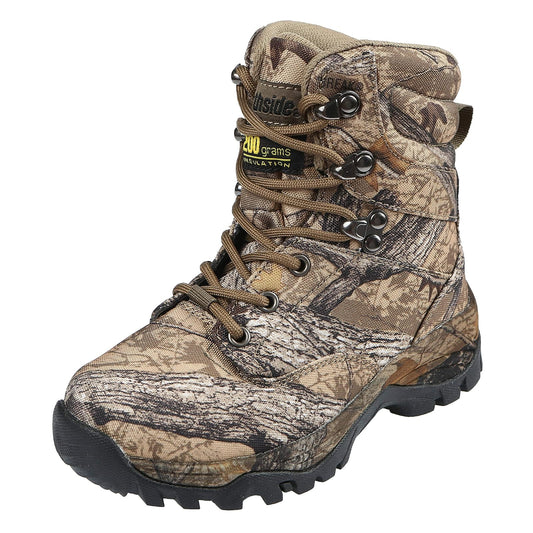 Northside USA Boy's CROSSITE 200 Hiking Boot, Tan Camo, 2 Little Kid