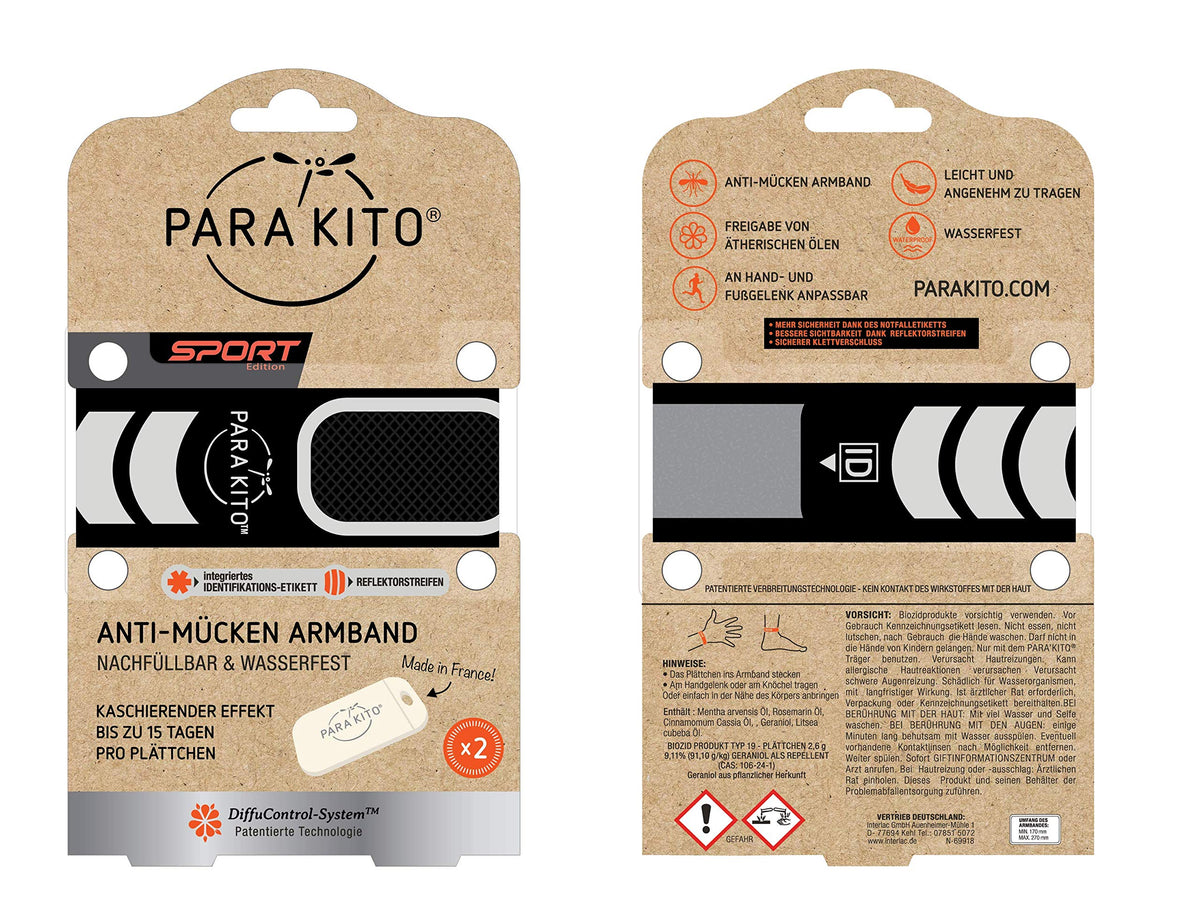PARA'KITO Insect Repellent, 1 Count (Pack of 1), Black