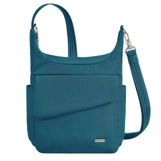 Travelon Handbag, 9" x 12.5" x 3.5" Center Height:9.5", Teal