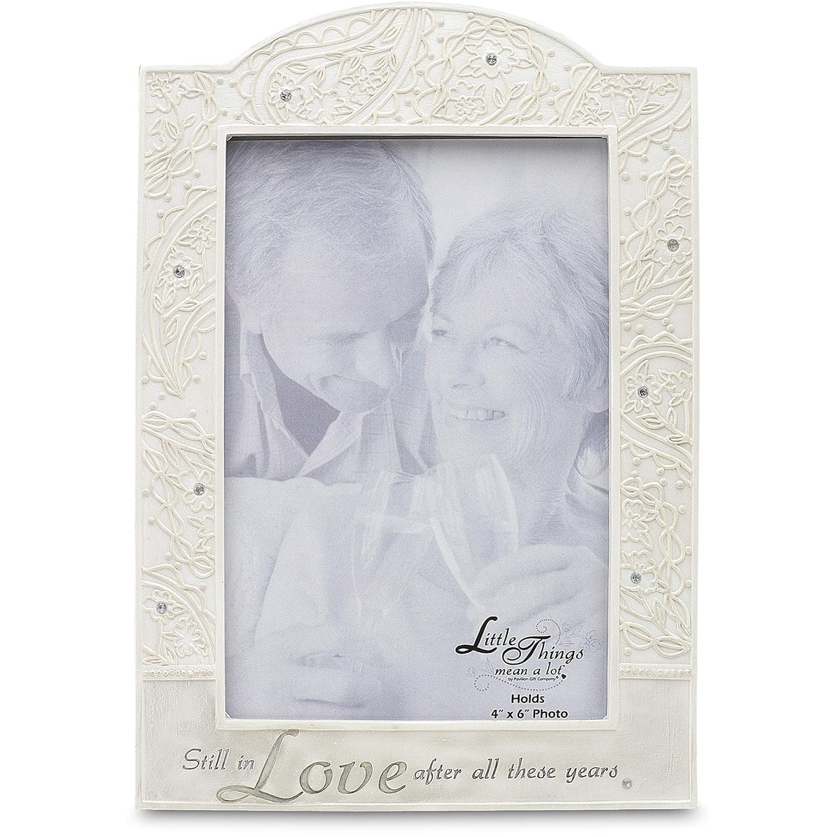 Pavilion Gift Company Picture Frame, 5 by 8-Inch, White