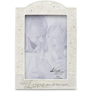 Pavilion Gift Company Picture Frame, 5 by 8-Inch, White