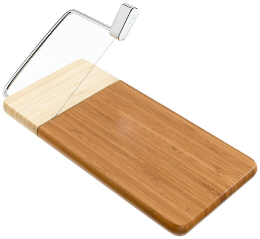 Prodyne 126-B Bamboo Cheese Slicer, 12-Inch by 6-Inch Board