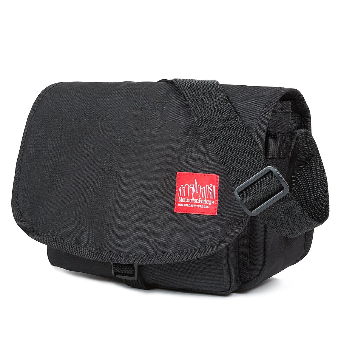 Manhattan Portage Handbag, 11.75 x 7.5 x 3.5", Black