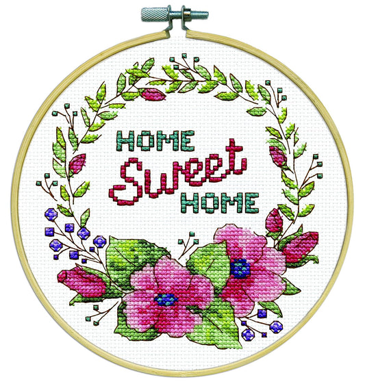 Design Works Crafts Janlynn Counted Cross Stitch Kit, Home Sweet Home
