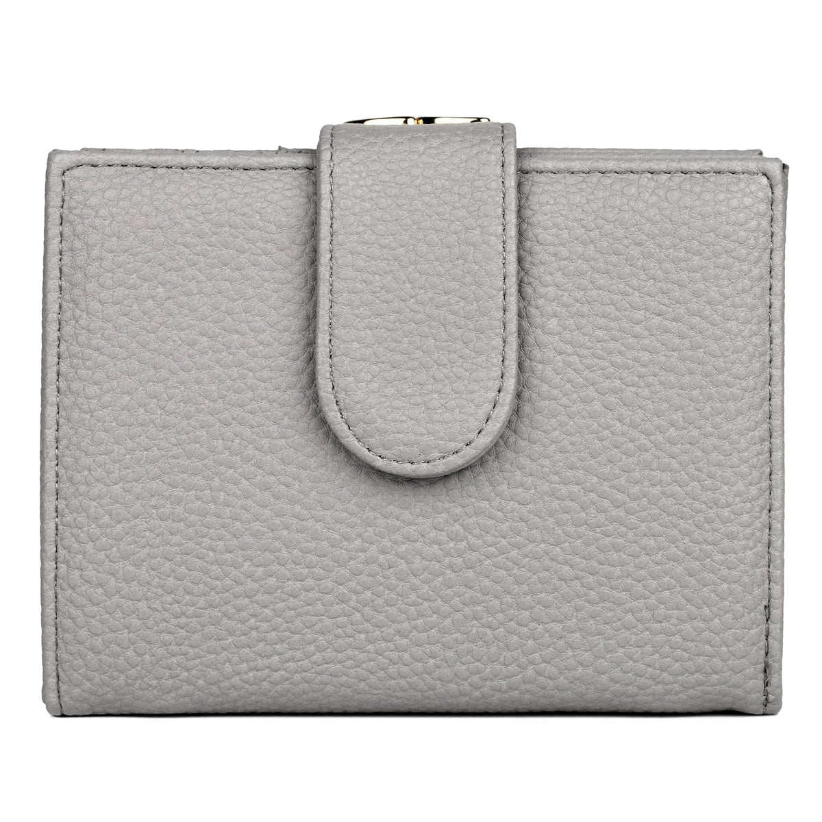 Julia Buxton USA Wallet, 5.25" x 4" x 1.5", Grey
