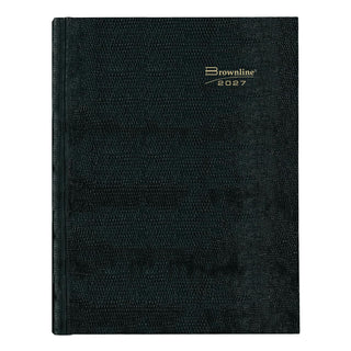 Brownline Planner, 10" x 7.875", Black