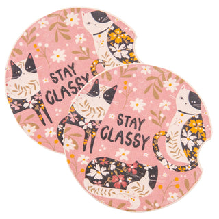 Karma Drink Coaster, Standard, Cat