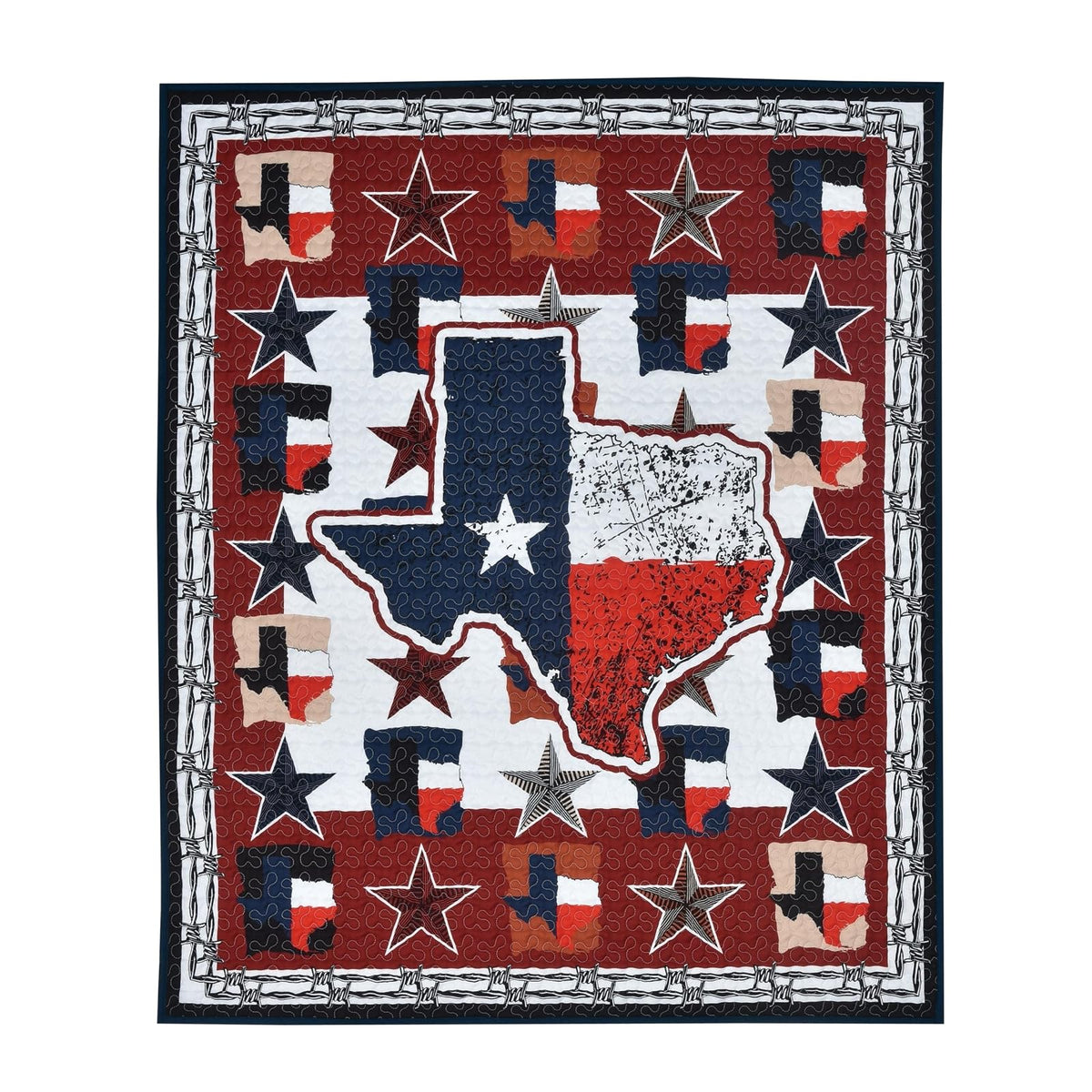 LL Home Blanket, Throw (60"x50"), Red/White/Blue