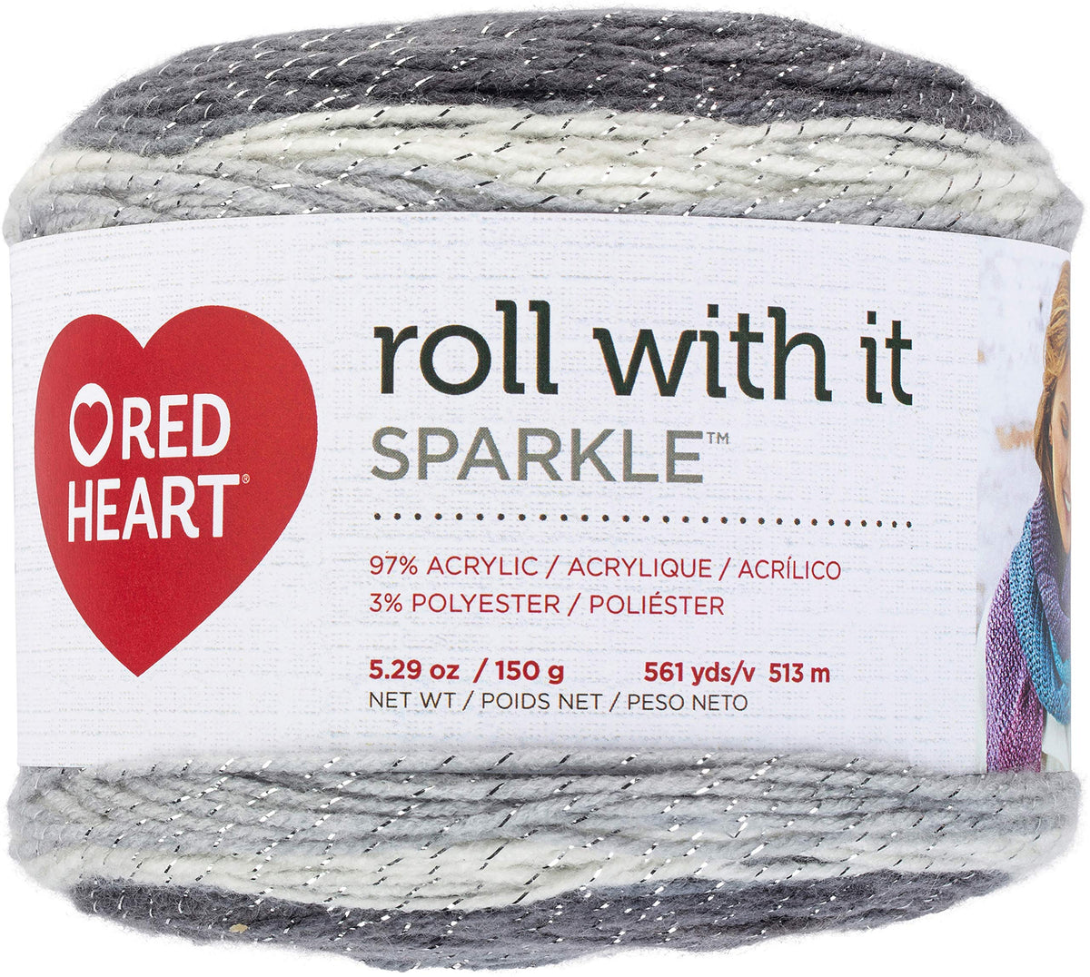 Red Heart Yarn, 1 Pack, Multicolor